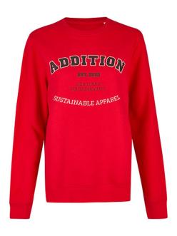 ADDITION Casual Sweater College Print