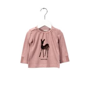 IMPS&ELFS T-Shirt Long Sleeve Earth Pink
