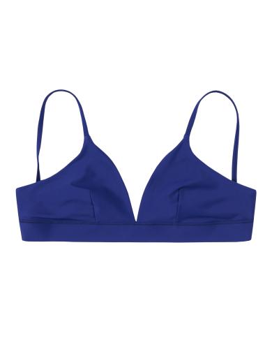 Organic Basics Re-Swim Bikini Top Navy
