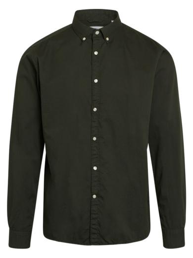 Knowledge Cotton Apparel LARCH casual fit cord shirt Forrest Night