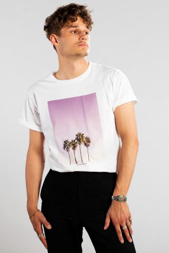 DEDICATED T-Shirt Stockholm Purple Palms 