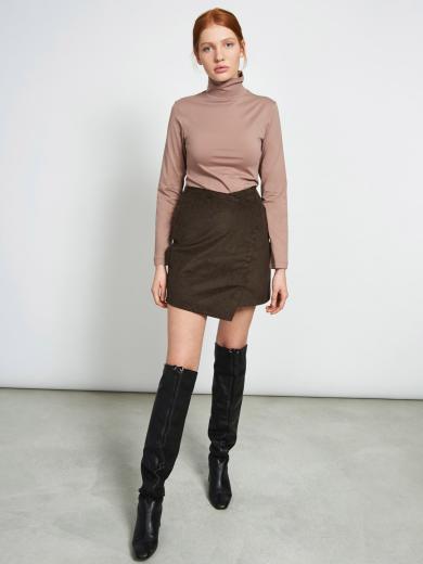 JAN 'N JUNE Mini Skirt Guadalupe Corduroy brownblack