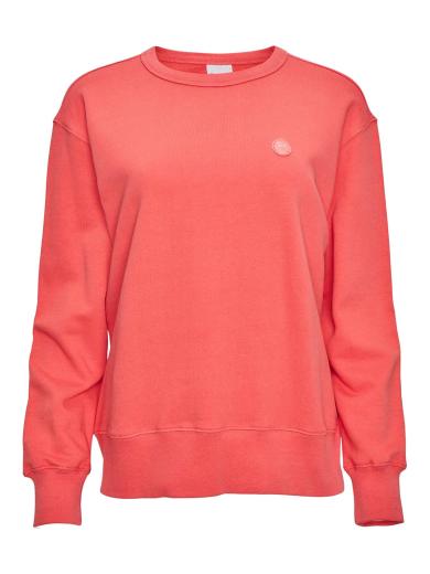 Knowledge Cotton Apparel Daphne basic badge sweat Spiced Coral | XS