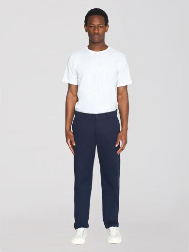 Knowledge Cotton Apparel Chuck Regular Chino Twill Pants Total Eclipse | 33/32