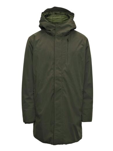 Knowledge Cotton Apparel CLIMATE SHELL jacket forrest night