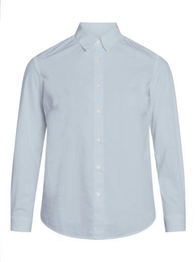 Knowledge Cotton Apparel Danica classic slim fit shirt Skyway | S