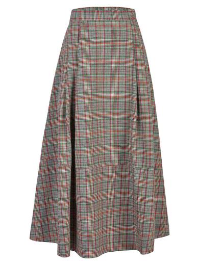 ADDITION Powerful Skirt multi checked