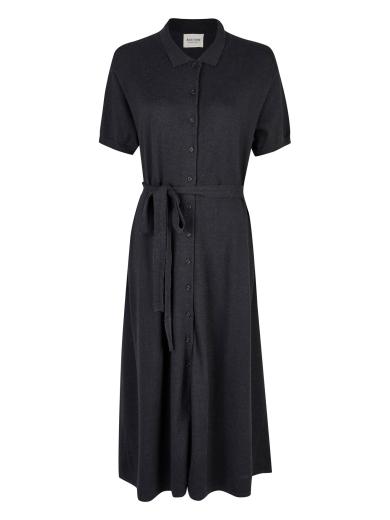 ADDITION Relaxed Shirtdress Antracite