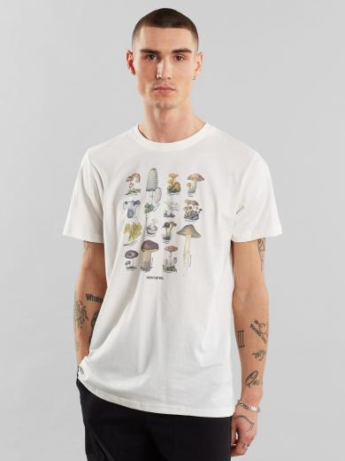 DEDICATED T-Shirt Stockholm Vintage Mushroom off-white
