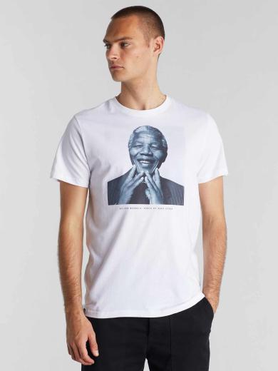 DEDICATED T-Shirt Stockholm Mandela Smile White | M