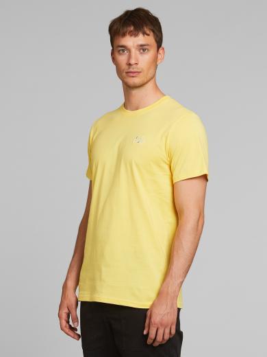 DEDICATED T-Shirt Stockholm Stitch Bike Yellow | M