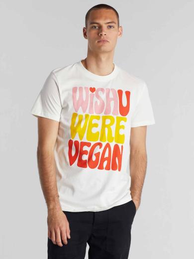 DEDICATED T-Shirt Stockholm Wish Vegan offwhite | M