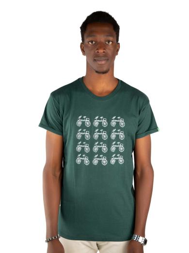 Kipepeo BAISIKELI V.2 Shirt dunkelgrün | L