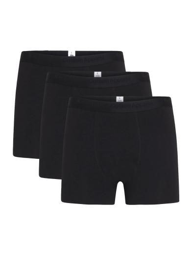 Knowledge Cotton Apparel 3-Pack Underwear Black Jet