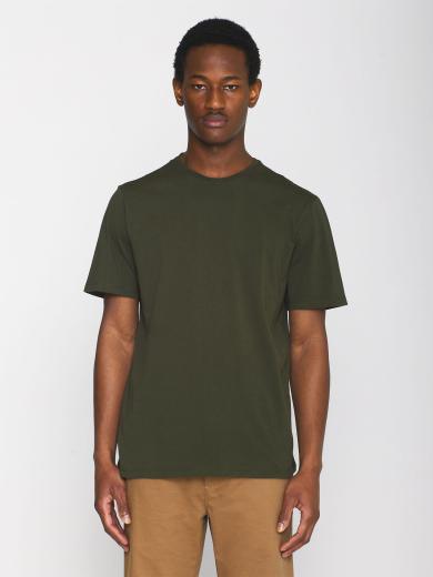 Knowledge Cotton Apparel Regular Fit Basic Tee Forrest Night | S