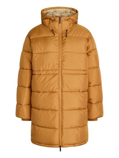 Knowledge Cotton Apparel Thermore™ Mid Puffer Jacket Brown Sugar
