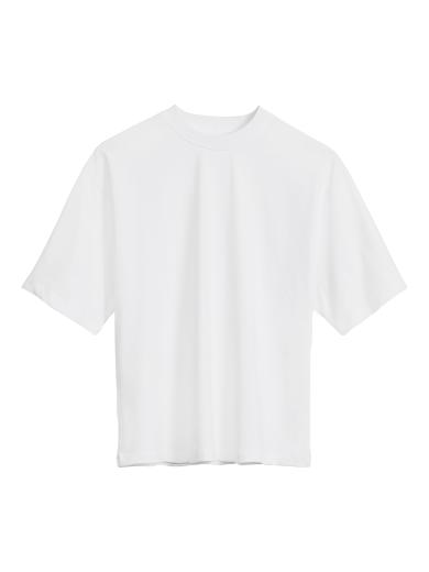 NINE TO FIVE Boxy Shirt #medo White | XS