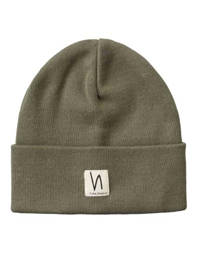 Nudie Jeans Falksson Beanie Faded Green