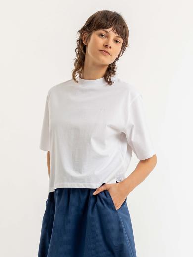 Rotholz Cropped Rights T-Shirt White