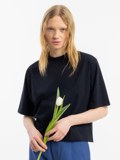 Rotholz Cropped T-Shirt Black | XS