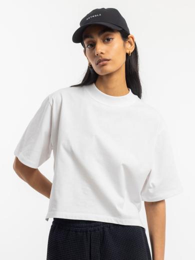 Rotholz Cropped T-Shirt White | L