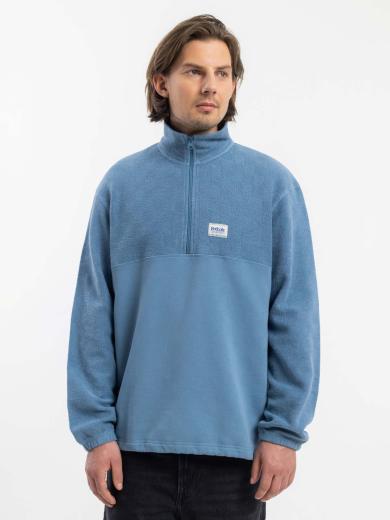 ROTHOLZ Divided Sweatshirt Stone Blue | M