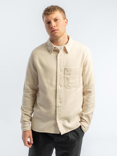 Rotholz Flanell Casual Shirt cream | M