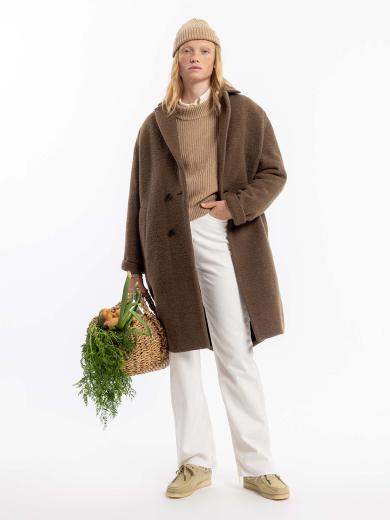 Rotholz Wool Formal Coat Walnut