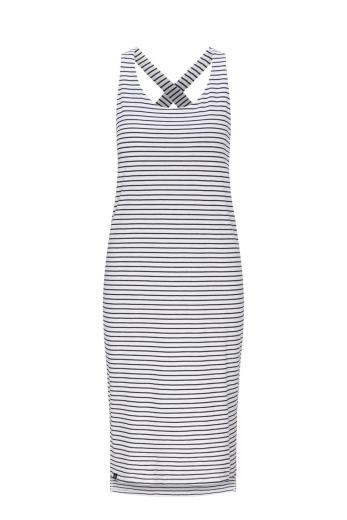 Sleeveless Jerseydress #STRIPES navy/white | XS