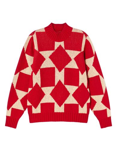 Thinking MU Big Squares Ops Knitted Sweater 