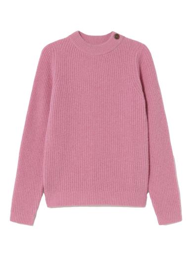 Thinking MU Hera Knitted Sweater Pink