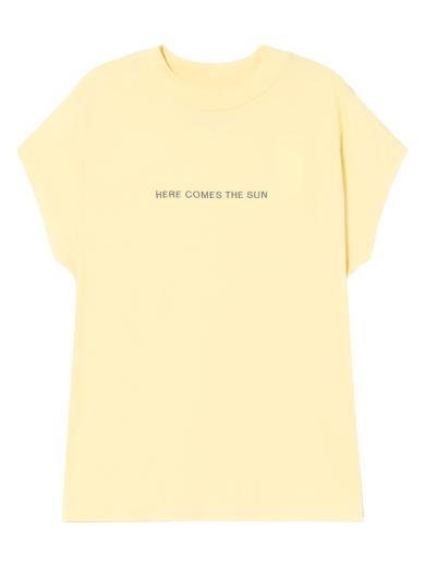 Thinking MU Here Comes The Sun T-Shirt Lemon