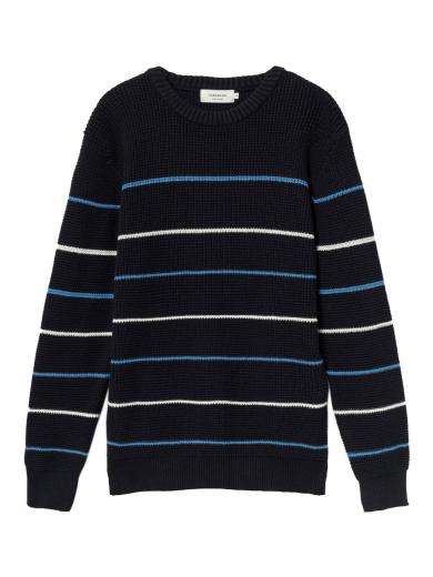Thinking MU Miki Knitted Sweater navy | M