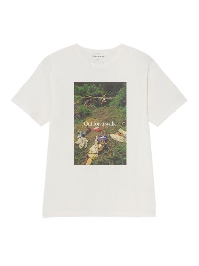Thinking MU Out For A Walk T-Shirt white