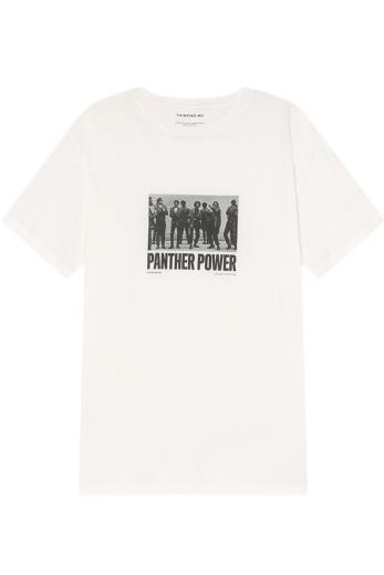 Thinking MU Panther Power T-Shirt Snow White | L