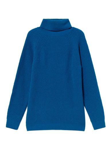 Thinking MU Matilda Knitted Sweater Blue