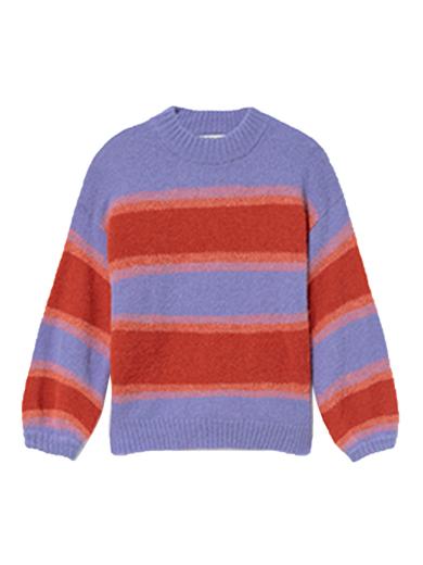 Thinking MU Lada Knitted Sweater mauve