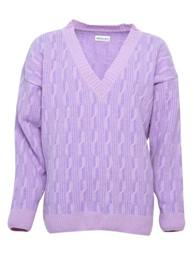 Woolish Alba Merino Sweater Lila