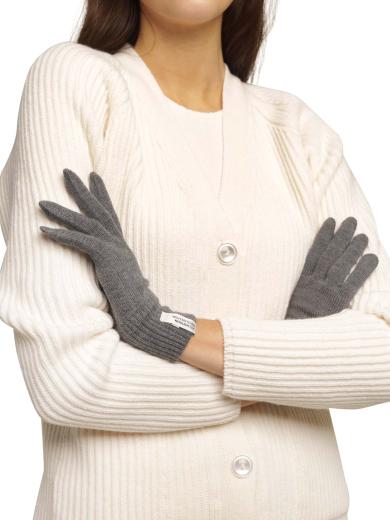 WOOLISH Iki merino gloves Grey