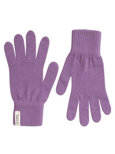 WOOLISH Iki merino gloves Violet | S