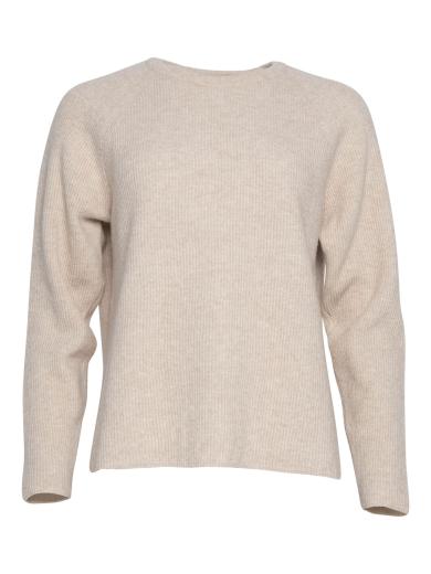 Woolish Oita Merino Sweater Oatmeal | S