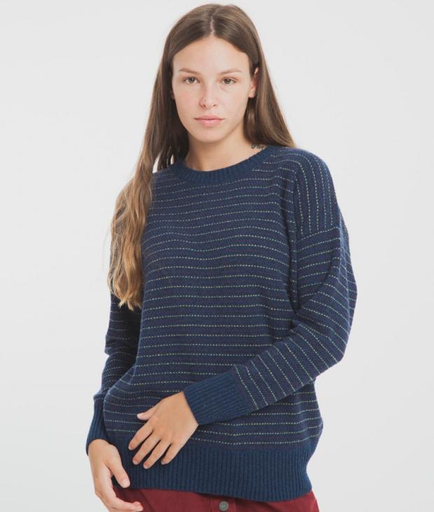 Thinking MU Blue Lines Sweater