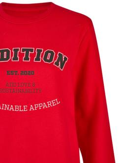 ADDITION Casual Sweater College Print