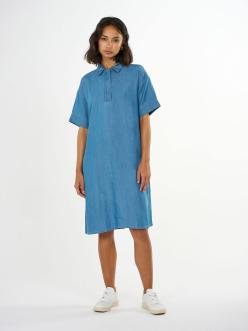 Knowledge Cotton Apparel A-Shape denim dress