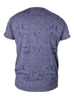 Kipepeo Clothing T-Shirt Wanyama Charcoral Grey Herren