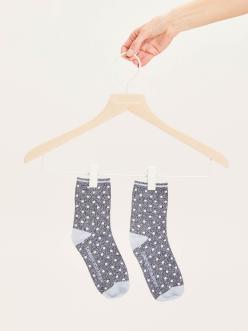 Knowledge Cotton Apparel Lurex glitter dot socks