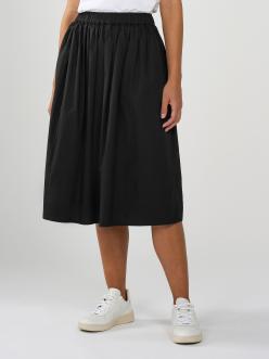 Knowledge Cotton Apparel Poplin elastic waist skirt