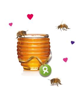 OxfamUnverpackt Honigbienen Valentinstag