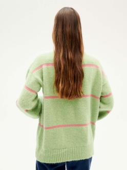 Thinking MU Madi Striped Knitted Sweater