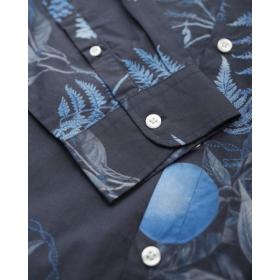 Knowledge Cotton Apparel Poplin with all over print